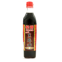 松鼎正宗北港黑麻油(調和)x12瓶/箱(500ml/瓶)