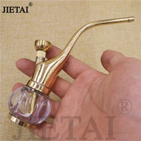 Brass Dual-use Mini Hookah Shisha Chicha Smoke Pipe Cosy Moment Cigarette Filter Tube Holder Tobacco Smoking Water Pipes