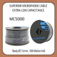 KABEL AUDIO MIC 7.5 mm 100 Meter - Superior Microphone Cable KLOTZ MC 5000