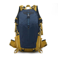 40L大容量旅行登山背包(藍黃色) [大買家]