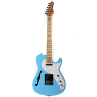 Good quality maple electric guitar blue electricas electro electrique guitare guiter guitarra gitar 