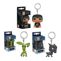FUNKO Pop FANTASTIC BEASTS DAN TEMPAT MENEMUINYA THESTRAL NIFFLER PICKETT KEYCHAIN PVC ACTION FIGURE