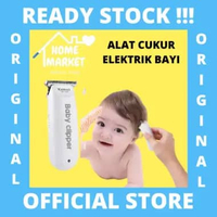 Alat cukur rambut bayi elektrik tanpa suara KEMEI Pencukur Rambut anak