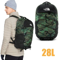 【The North Face】BOREALIS 抗撕裂多功能後背包28L (附筆電專用倉) 52SE-28F 迷彩 N