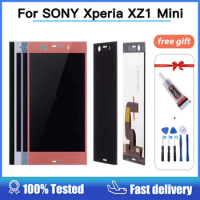 Original For SONY Xperia XZ1 Mini Display Touch Screen 4.6" For SONY XPERIA XZ1 Compact LCD Replacement XZ1Mini G8441 G8442 LCD