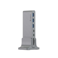 【ADAM 亞果元素】Hub Pro S USB-C 十二合一多功能集線器(全金屬鋁合金打造)