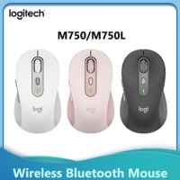 Logitech M750 Silent Wireless Bluetooth Mouse M750L Office Mouse Support Up To 3 Devices Switch for Mac/Win Logitech Options+