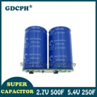 Super Farad Capacitor 2.7V 500F 60*35mm Vehicle Rectifier Low ESR Capacitor Ultracapacitor 2.7V500F 60x35mm High Frequency