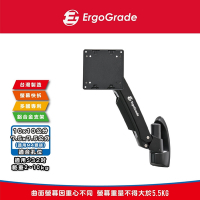 ErgoGrade 快拆式鋁合金單臂壁掛式螢幕支架 (EGATW10Q)電腦螢幕支架/壁掛/MIT