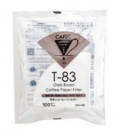 金時代書香咖啡 CAFEC 三洋 T-83 錐形漂白深烘專用濾紙 01 1-2人用 100入/包 CFD-01-T-83-100W