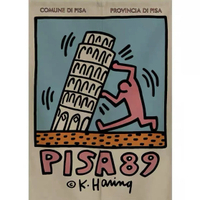 Keiths Haring Door Curtain Over The Door Nordic Graffiti Fashion Screens Partition Cloth For Bedroom