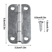 High Quality Practical Cooler Hinges Screws Part Rectangular 304 Coolers Hinged Hinges Igloo Kit Stainless Steel