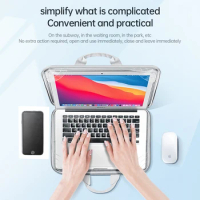 For Apple Macbook M1 M2 Pro 13 Laptop Bag Case For MacBook Air 13 new Air 15 2023 Case mac book pro 14 M3 Case Accessories bag