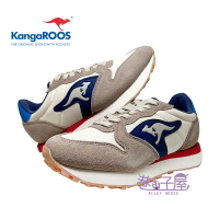 KangaROOS美國袋鼠鞋 男鞋 RALLY TRAIL 80年代 復古慢跑鞋 運動鞋 [KM21363] 卡其【巷子屋】