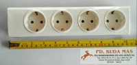 Stopkontak/Socket Out Bow Broco Lobang 4