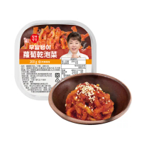 【韓味不二】買一送一!售完為止!韓國金守美-蘿蔔乾泡菜200g/盒(韓國國民媽媽-金守美 用心的味道)