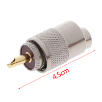 1ชิ้น UHF PL259 RG58--3 RG8U