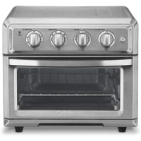 Air Fryer + Convection Toaster Oven , 7-1 Oven with Bake, Grill, Broil &amp; Warm Options, Stainless Steel, TOA-60