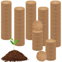 8/4Pcs Compressed Coco Coir Fiber Potting Soil 100% Organic Coco Coir Brick with Low EC and pH Balance for Plants Gardening Herb