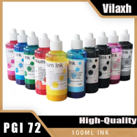 vilaxh PGI72 PGI-72 PGI 72 PGI-73 Canon 72 73 refillable ink compatible for canon PIXMA Pro-10 PIXMA PRO-10S Printer