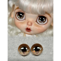 LOD CXZU 535 — 14 mm eyes for BJD dolls, accessory pieces for Blythe dolls, sparkling magnetic glue 