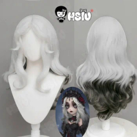 Ada Mesmer Cosplay Wig Game Identity V Cosplay HSIU White gradient gray Long curly hair Survivor Psychologist cosplay wig cap