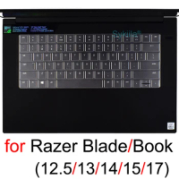 Keyboard Cover for Razer Blade 15 17 Pro Stealth Book 13 14 2021 2020 2019 2018 2017 RZ09 Laptop Silicone Protector Skin Case
