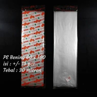 Kantong Plastik PE JERUK / PE JUMBO Bening / Ukuran 35x50 - 40x60 - 50x75 - 50x85 - 60x100 / Plastik