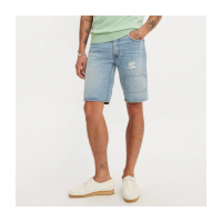 【LEVIS 官方旗艦】男款 405低腰膝上彈性牛仔短褲 熱賣單品 39864-0141