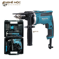 Máy khoan điện Makita M8100KX2B 710W 26 phụ kiện ,có búa