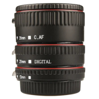 3-Piece Macro Extension Tube Set Auto Focus Rings and Lens of 35mm SLR for Canon EF and EF-S Lenses