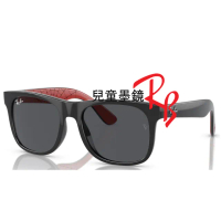 【RayBan 雷朋】Marvel蜘蛛人聯名款兒童太陽眼鏡 亞洲版加高鼻翼 RJ9069SF 716687 黑框深灰鏡片 公司貨