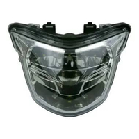 RIRZ Racings Lampu Depan Yamaha MX King 150 2017 LC150 Y15ZR V1 Modifikasi Headlight 12V/21W & 12V/1