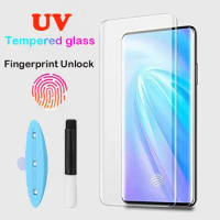 3D Curved Glass Full Glue UV Tempered Glass For Vivo X Fold 2 Screen Protector For Vivo X Fold Plus