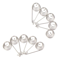 5Pairs/10Pcs For xbox 360 Replacement Wireless Controller Battery Springs Silver