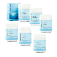 澳洲Belrose 魚油+維他命D膠囊(6入組 60顆/瓶) 即期品-2025年11月到期