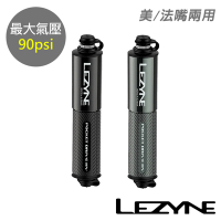 《LEZYNE》攜帶式打氣筒 90psi 美法嘴兩用 POCKET DRIVE HV 便攜式/灌風/灌氣/打氣/補胎