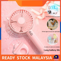 Rechargeable portable mini fan strong wind Kipas pegang USB charging bracket Third gear wind speed a