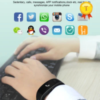 2018 Newest best SmartWatch smartband Bracelet Waterproof PPG+ECG blood pressure Smart Band support sync whatsapp facebook email