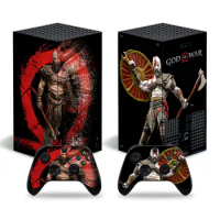 God Of War For Xbox Series X Skin Sticker For Xbox Series X Pvc Skins For Xbox Series X Vinyl Sticker Protective Skins 3