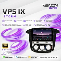 VENOM VP5 IX STORM | Head Unit Android Premium untuk TOYOTA GRAND INNOVA MANUAL AC 9" 2011-2015