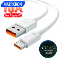 120W 10A USB Type C Super-Fast Cable For Huawei P50 P40 Fast Charging Data Cord For Xiaomi 13 12 Oneplus POCO Quick USB C Cable