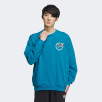 adidas 愛迪達 上衣 男款 長袖上衣 大學T 運動 三葉草 亞規 新年 FT CREWNECK 藍 IX4237