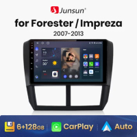 Junsun V1 Wireless CarPlay Android Auto Radio For Subaru Forester 3 SH For Impreza 2007 -2011 Car Multimedia GPS 2din autoradio