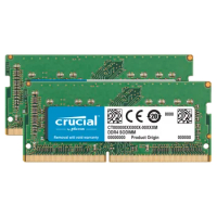 Crucial RAM DDR4 32GB Kit (2 x 16GB) DDR4-2400 SODIMM Memory for Mac CT2K16G4S24AM