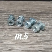 Baut Aki Mur Kotak atau Segi Enam m5 Kotak