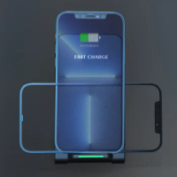30w Wireless Charger Fast Charging Station For OPPO A74 Honor 100 Pro Xiaomi 13 Apple iPhone 13 pro Motorola Razr 40 Ultra