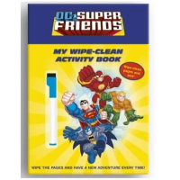 DC Super Friends Wipe Clean Activity Book Superhero Kids