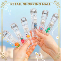 RSM Kliper Penjepit Kertas Stapler Dorong Paper Klip Portable Stainless