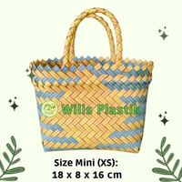 Wilis Plastik Tas Anyam Hampers READY STOCK Bahan Plastik Strapping Tebal Parcel Souvenir Hajatan Lu
